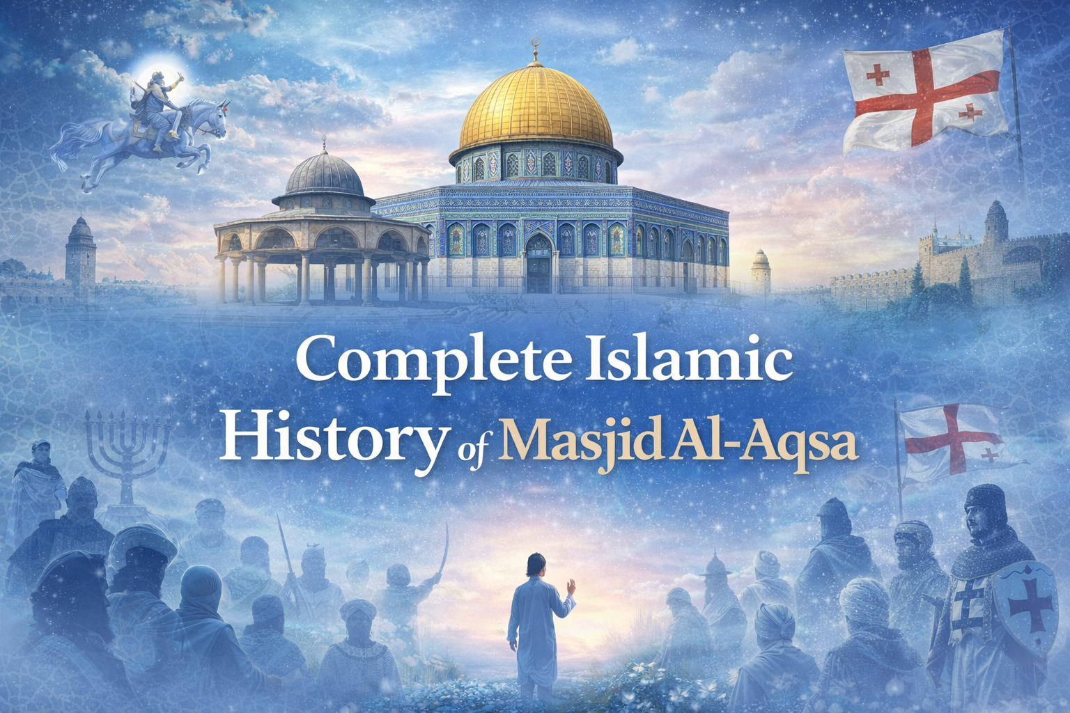 Explore the full Islamic history of Masjid Al Aqsa, including its connection to the prophets, the Isra and Mi’raj, Islamic rule, and its deep spiritual significance for Muslims worldwide.